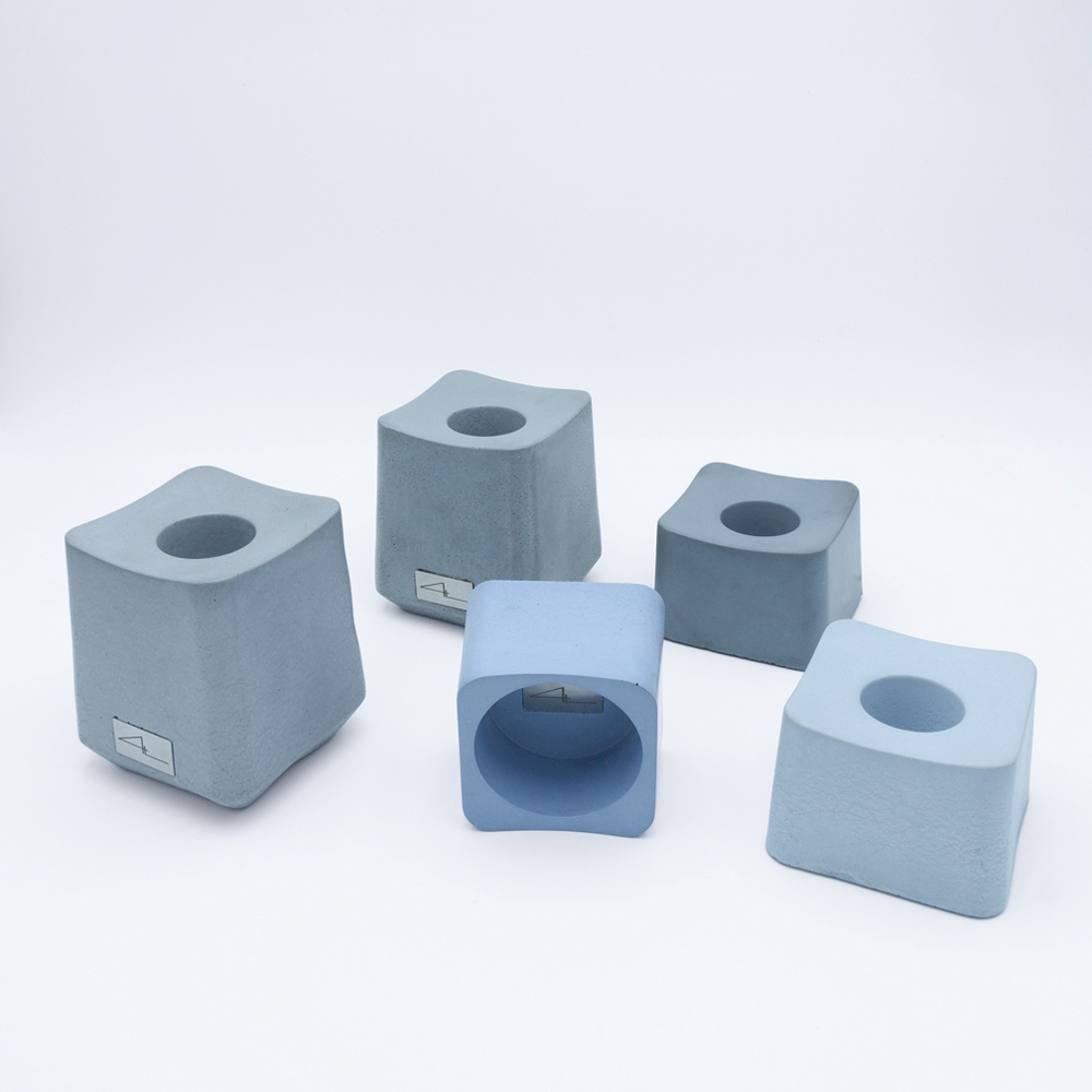 Kerzenständer | Vase | Gewürzhalter Eddy Weiß | Grau | Schwarz – Bild 10