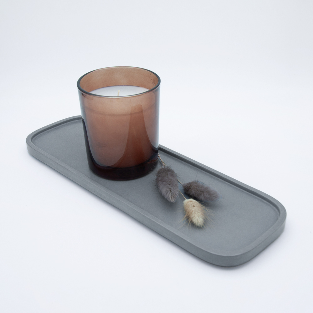 Tablett Ella Weiß | Grau | Schwarz – Bild 3