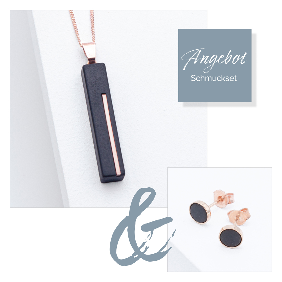 Alternative view of Set C2 Rosé Grau | Schwarz