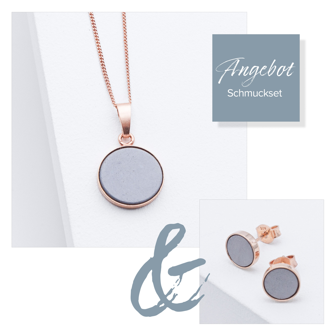 Set R0F in Rosé Grau | Schwarz