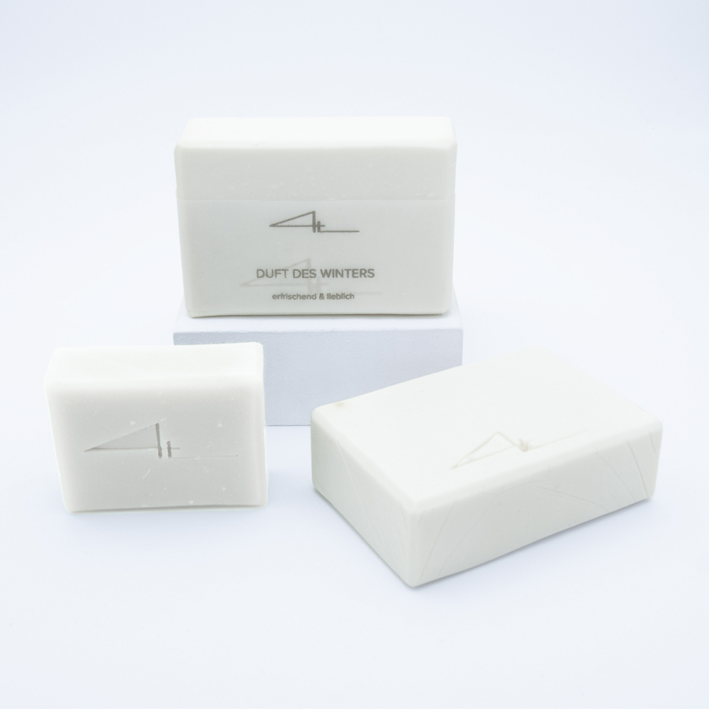 Naturseifen Duft des Winters von Studio 4L. 100% handmade in Germany. Nachhaltig, tierversuchsfrei und ohne Plastik